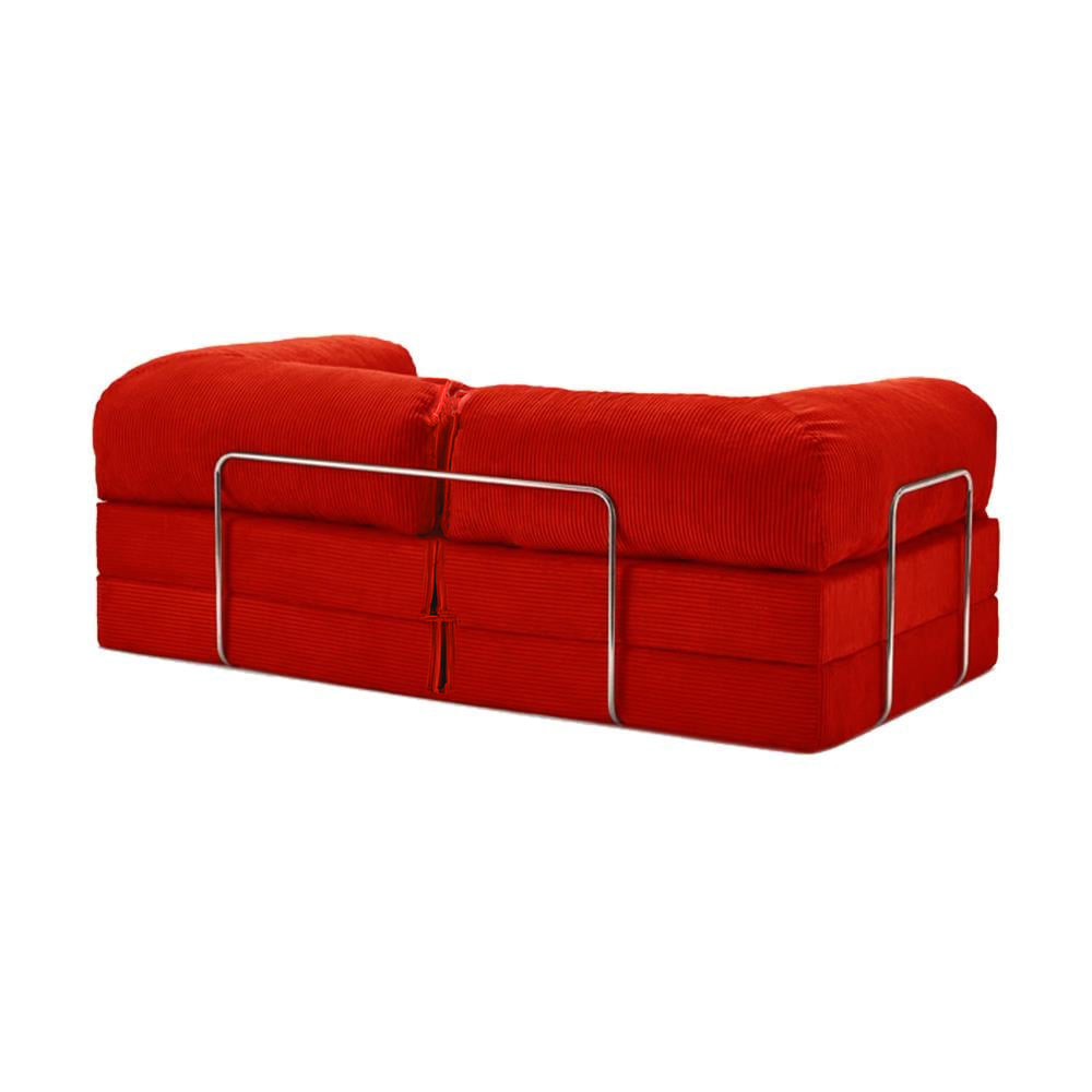 Lego Bank + Ottoman - Rood